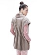  :? Mink jacket with detachable sleeves