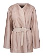 :? Cappotto in visone con balza staccabile