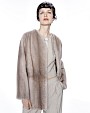  :? Cappotto in visone con balza staccabile