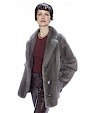  :? Mink jacket with buttons