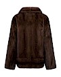  :? Mink bomber jacket with detachable sleeves