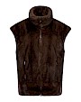  :? Mink bomber jacket with detachable sleeves