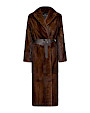  :? Cappotto in visone stampato