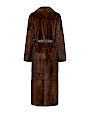  :? Cappotto in visone stampato