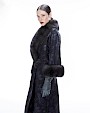  :? Jacquard coat with sable