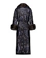  :? Jacquard coat with sable