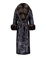  :? Jacquard coat with sable