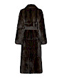  :? Sable coat with notched collar
