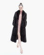  :? Sable coat with notched collar