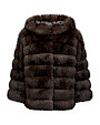  :? Hooded sable jacket