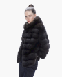  :? Hooded sable jacket