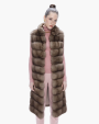  :? Sable vest with detachable hem