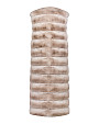  :? Chinchilla vest with detachable hem