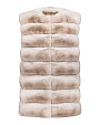 :? Chinchilla vest with detachable hem