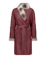  :? Reversible shearling jacket with chinchilla