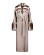  :? Shearling coat with chinchilla