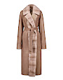  :? Suede shearling coat with mink
