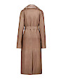  :? Suede shearling coat with mink