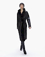 :? Nappa shearling coat with sable