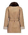  :? Reversible shearling jacket with sable