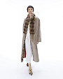  :? Cappotto reversibile in shearling con zibellino