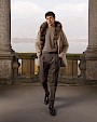  :? Parka in cashmere con zibellino e visone scolpito