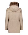  :? Parka in cashmere con zibellino e visone scolpito