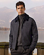  :? Cashmere jacket with sculpted mink and swakara lamb
