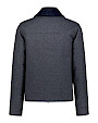  :? Cashmere jacket with sculpted mink and swakara lamb