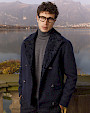  :? Giacca in cashmere con agnello swakara e visone scolpito