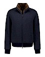  :? Cashmere blend bomber jacket with sable