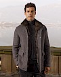  :? Cashmere jacket with sable and sculpted mink