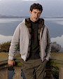  :? Cashmere blend bomber jacket with sable and sculpted mink