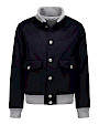  :? Cashmere blend bomber jacket with sculpted mink