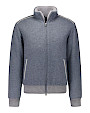  :? Bomber in jersey di cashmere con visone epilato