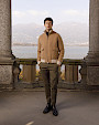  :? Cashmere bomber jacket with plucked and sculpted mink